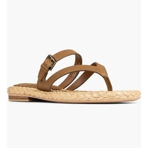 NWB Donald Pliner Heathro Sandal in Metallic Lizard Saddle size 7